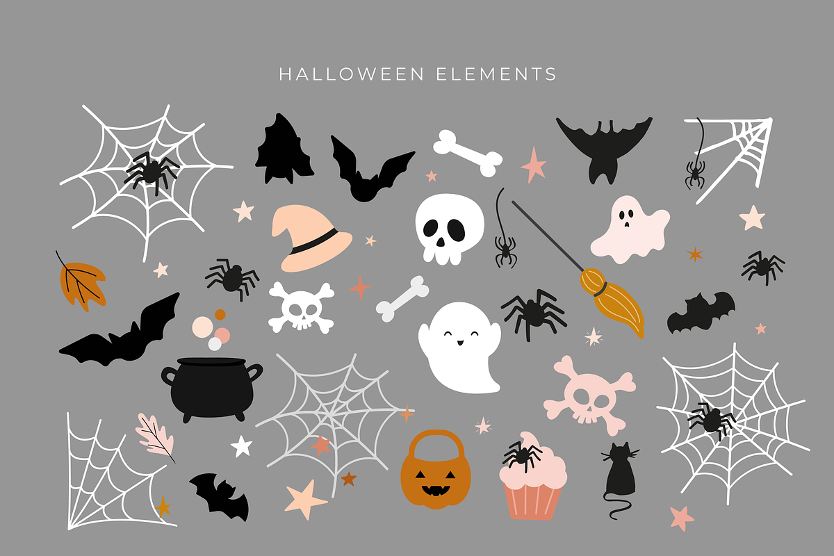 Halloween Cute Doodle Clipart PNG, a Seasonal Illustration by Lucie Sindelkova (Photo 4 of 12)