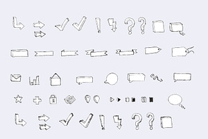 Hand Drawn Arrows & Elements