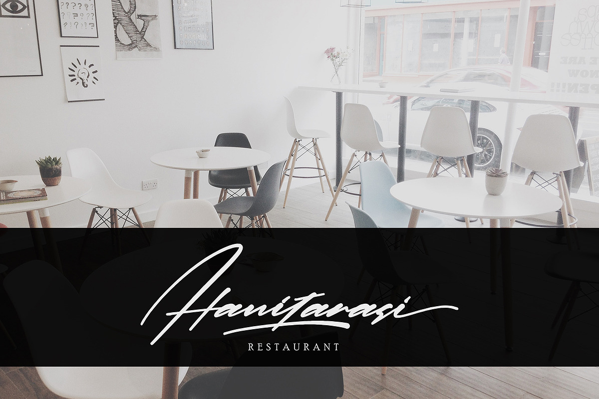 Rittaba, a Script Font by pineungtype (Photo 5 of 6)