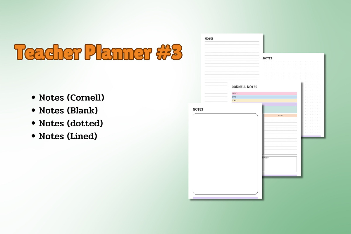 Teacher Planner #3 - Canva Template, a Templates & Theme by Adalin Shop (Photo 11 of 16)
