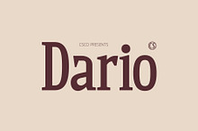 CS Dario – Bold Font