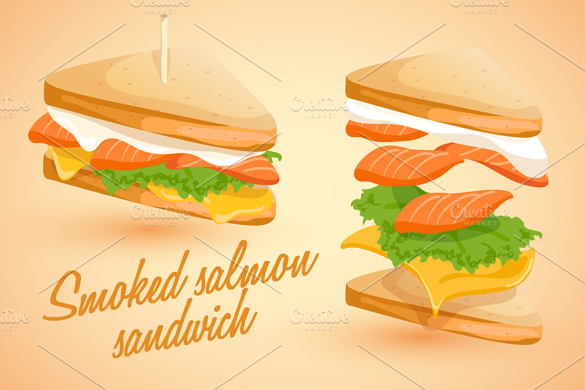 Set of Club Sandwich, an Object Graphic by Daraon (Photo 5 of 5)