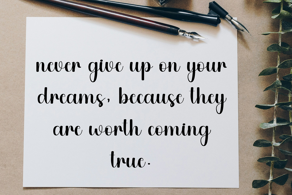 Alanta Handmade, a Handwritten Font by FreshTypeINK (Photo 7 of 8)