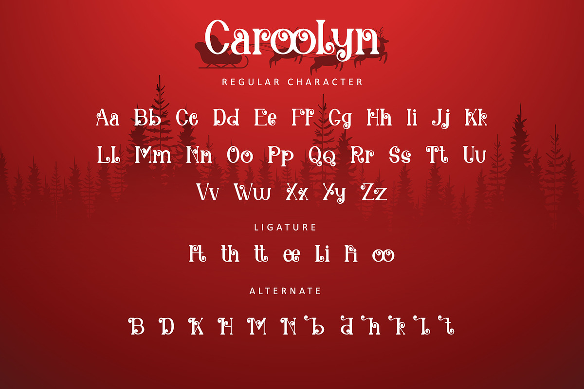 Caroolyn, a Serif Font by Stefani Letter (Photo 6 of 8)
