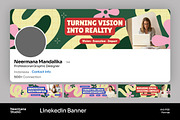 Creative Geometric Linkedin Banner, a Social Media Template by Neermana (Thumbnail 1 of 4)
