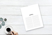 Editable Birthday Calendar Template, a Templates & Theme by DesignStudioTeti (Thumbnail 7 of 7)