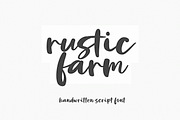 Rustic Farm | Farmhouse Script Font, a Script Font by KA Designs (Thumbnail 1 of 10)