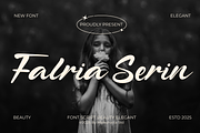 Falria Serin – Elegant Beauty Script, a Script Font by MaikoHatta (Thumbnail 1 of 8)