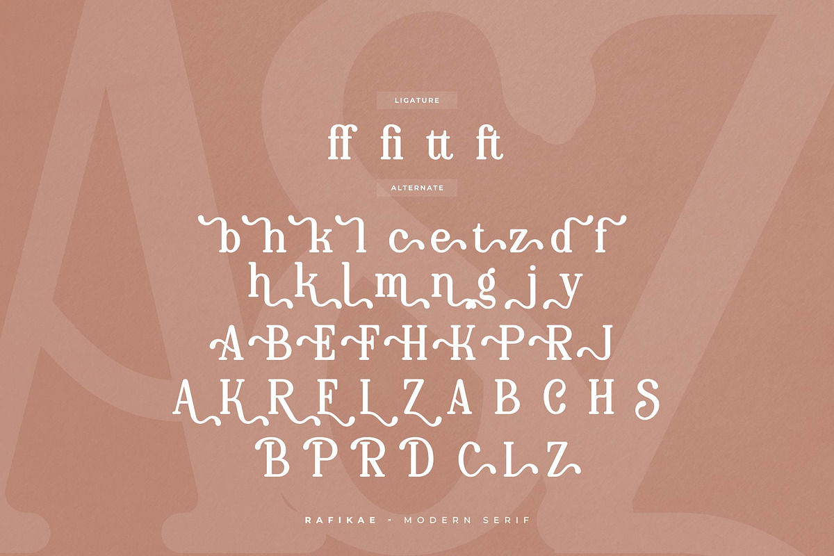 Rafikae | Modern Serif Font, a Serif Font by Denustudios (Photo 11 of 13)