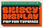 SG - BRISCY Display Font, a Font by Studio Gulden (Thumbnail 1 of 12)