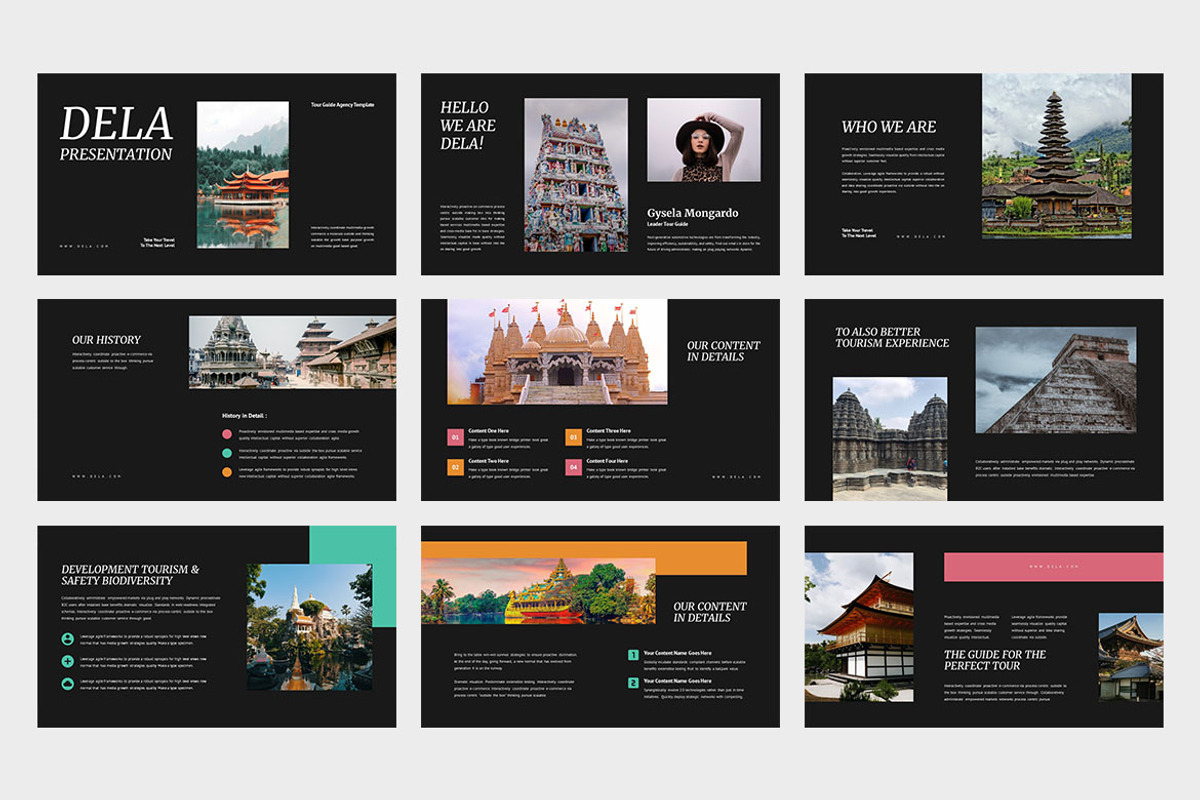 Dela : Tour and Travel Google Slides, a Presentation Template by Punkl Camp (Photo 6 of 9)