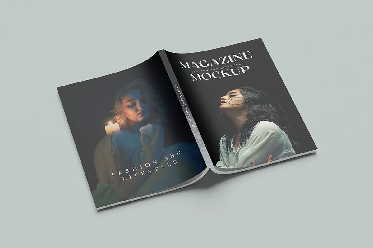 A4 Magazine Mockup, an Advertising Mockup by Hubzway (Photo 7 of 10)