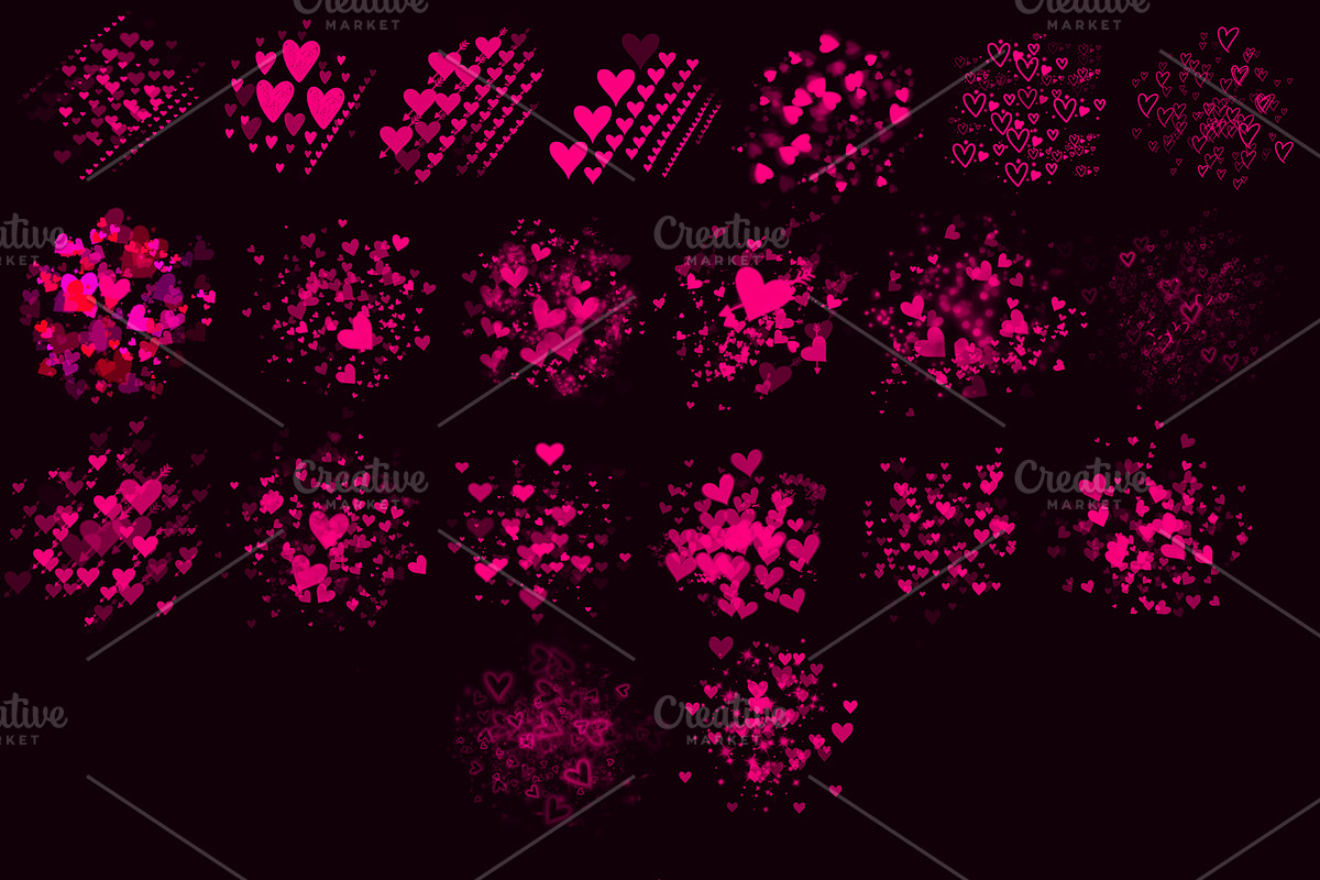 Valentine's Day Procreate Brushes, a Brush Add-On by sundrameda (Photo 2 of 5)