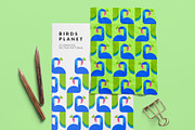Birds Planet Geometric Patterns, a Pattern Graphic by Designnina Shop (Thumbnail 10 of 12)