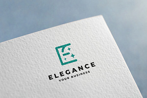 Elegance Letter E Star Logo, a Branding & Logo Template by Design_Planet