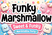 Funky Marshmallow, a Sans Serif Font by Wow Magic (Thumbnail 2 of 4)