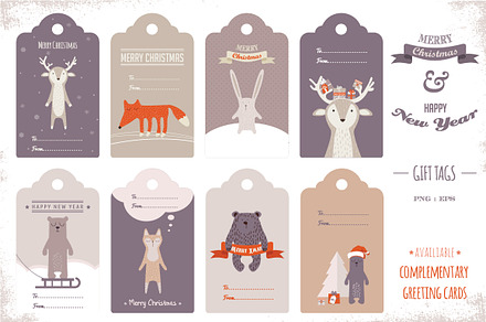 Cute Holiday Gift Tags