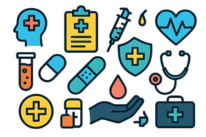 Health care vector illustration, a Healthcare Illustration by ZinetroN