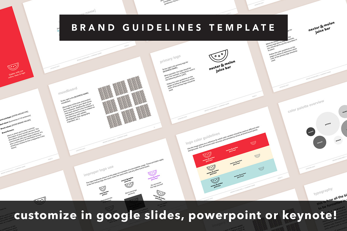 Brand Guidelines | EDITABLE TEMPLATE, a Templates & Theme by Kristy Black Creative