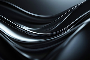 Abstract Black Silk Waves, a Background Photo by Ales Munt