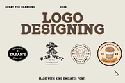 King Emirates Font, a Slab Serif Font by Creativetacos (Thumbnail 3 of 10)