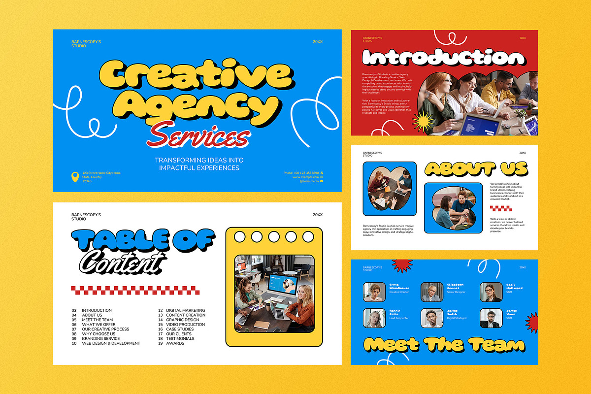 Creative Agency Presentation, a Presentation Template by Aiyari Graphic (Photo 2 of 5)