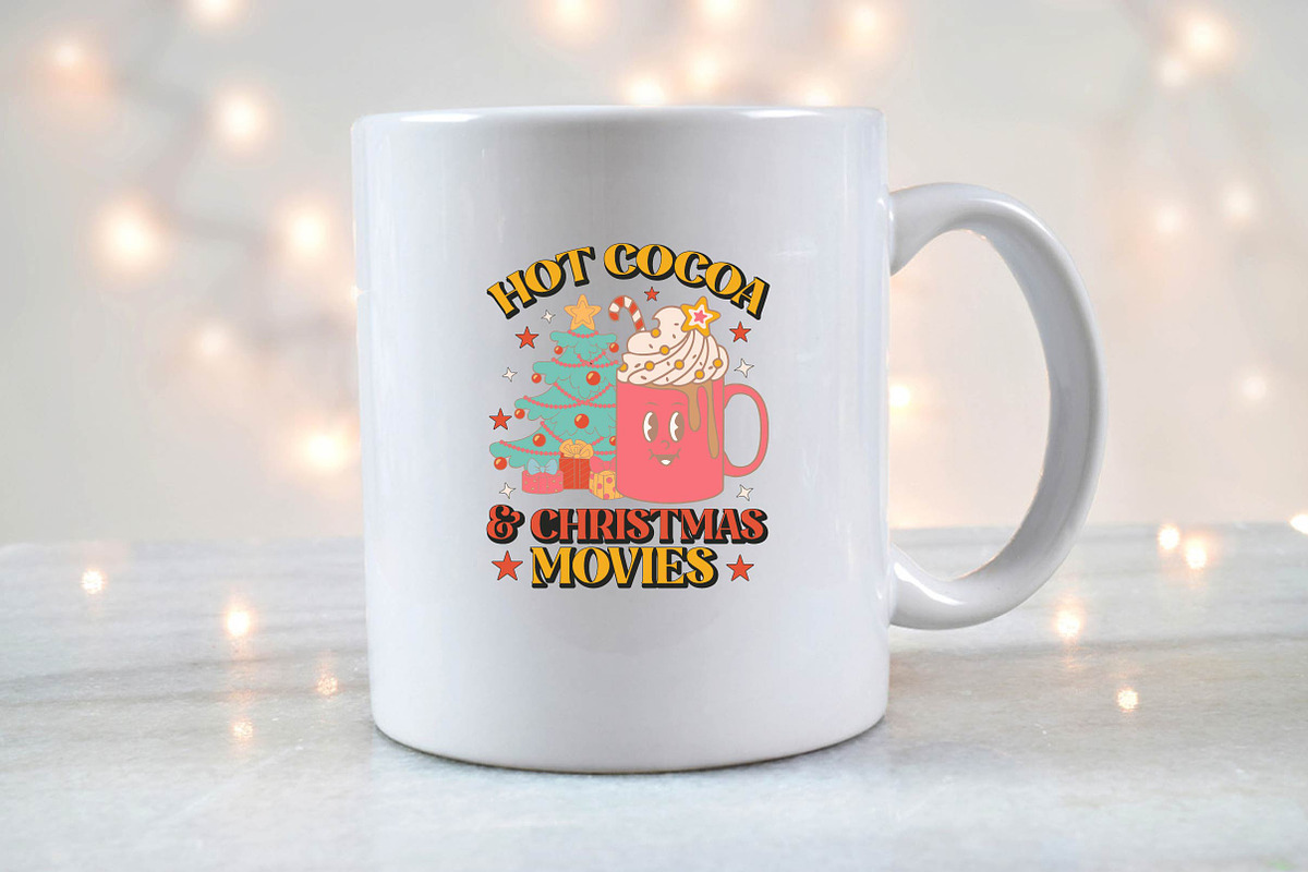 Retro Christmas Sublimation Bundle, a Seasonal Illustration by Craft Nest (Photo 4 of 11)