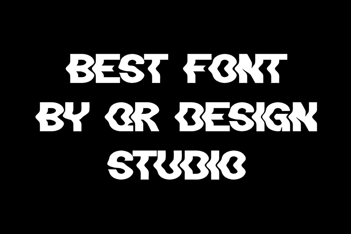 Chagond - Experimental Font, a Sans Serif Font by QR Design Studio (Photo 4 of 7)