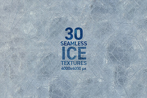 30 Seamless Ice Textures