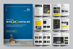 Interior Catalog Template Layout, a Brochure Template by ContestDesign