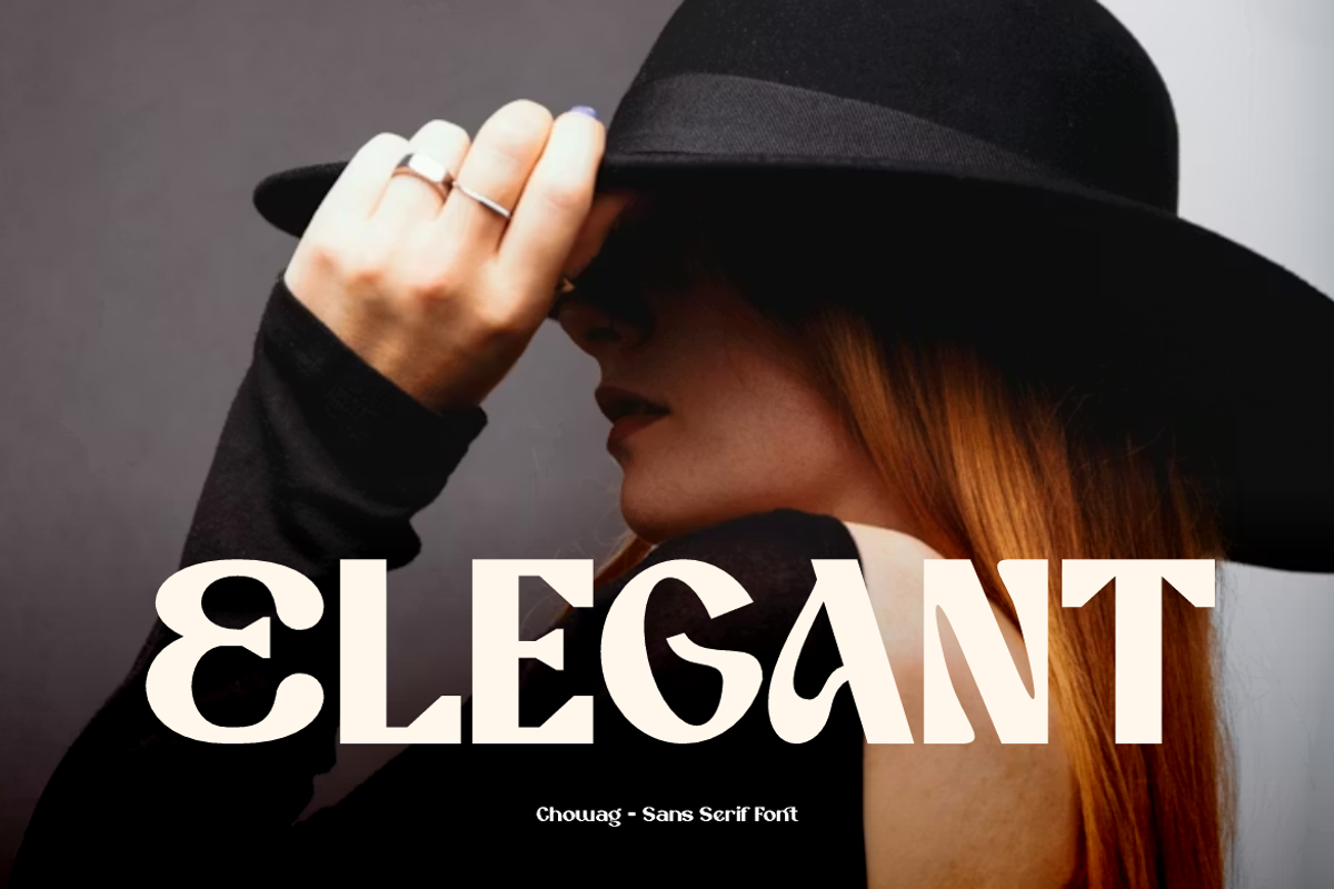 Chowag - Modern Stylish Font, a Sans Serif Font by Iqsiart Studio (Photo 4 of 13)