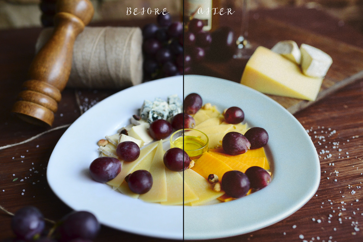 10 Food presets for lightroom preview 6
