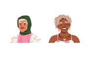 Happy senior people avatars set, a Person Illustration by Good Studio (Thumbnail 5 of 5)