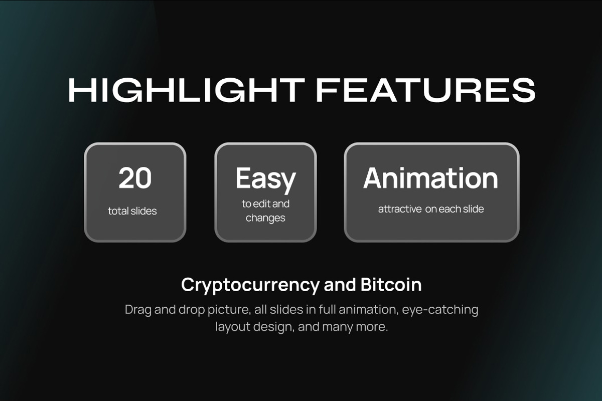 Cryptocurrency Bitcoin Google Slides, a Presentation Template by Loin Studio (Photo 2 of 4)