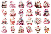 Pink Trendy Christmas Santa Png, an Illustration by SinaCreation (Thumbnail 2 of 5)