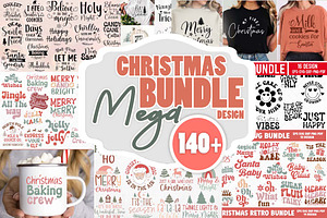 Christmas Mega Bundle Christmas SVG, an Object Graphic by FiveStarCrafting