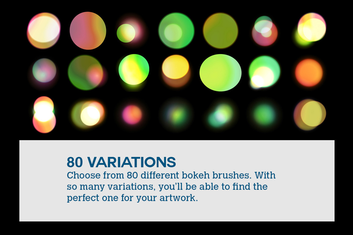 Boke-Aji - 80 Large Bokeh Brushes preview 2