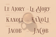 Elanrose, a Serif Font by kerismaker (Thumbnail 2 of 12)
