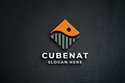 Geometric Nature Cube Logo, a Branding & Logo Template by Design_Planet (Thumbnail 1 of 2)