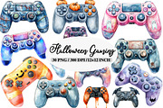 Halloween Gaming Controllers Clipart, an Illustration by Daily.Designs (Thumbnail 1 of 5)