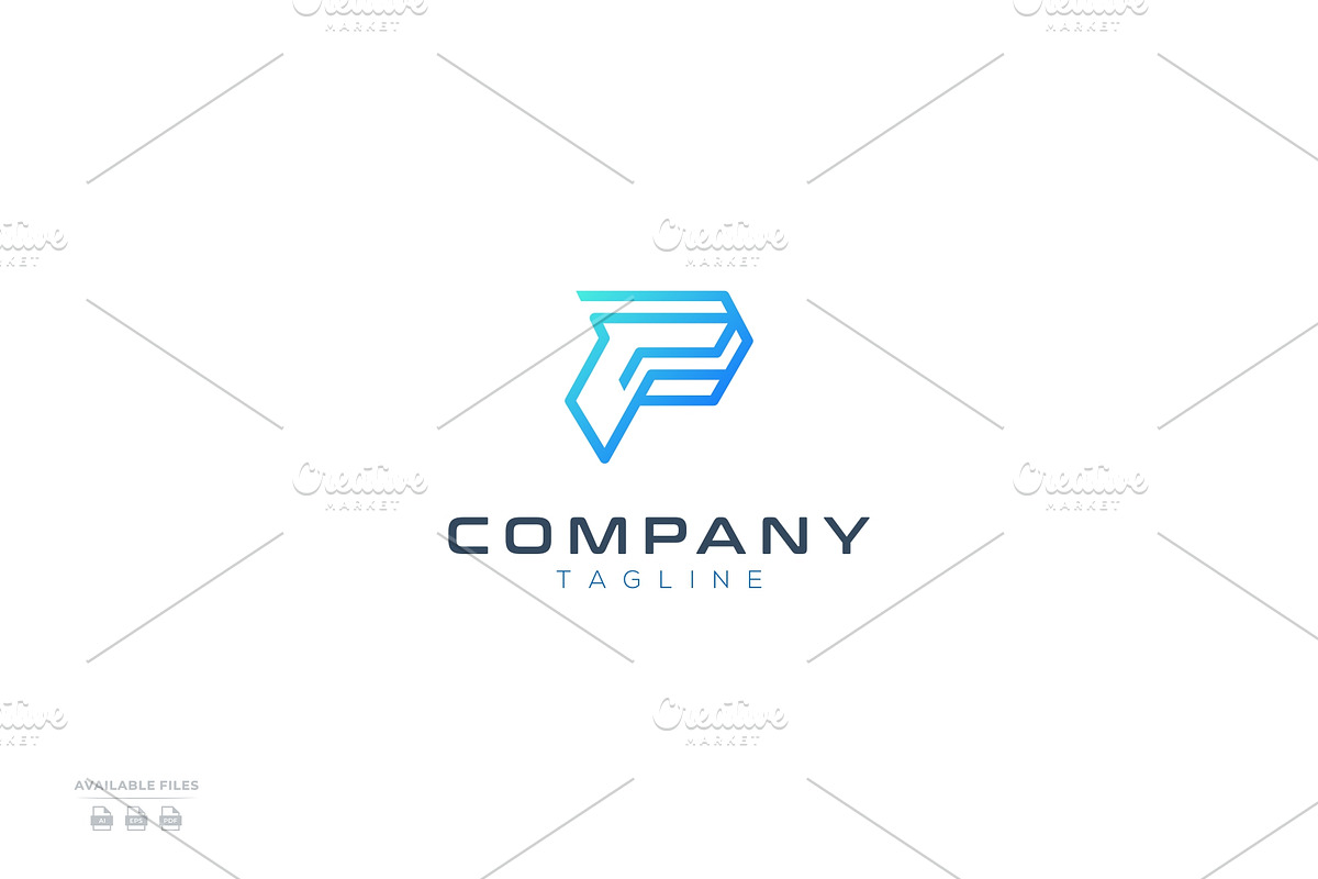 Letter F modern Logo design, a Branding & Logo Template by mhafifuadi