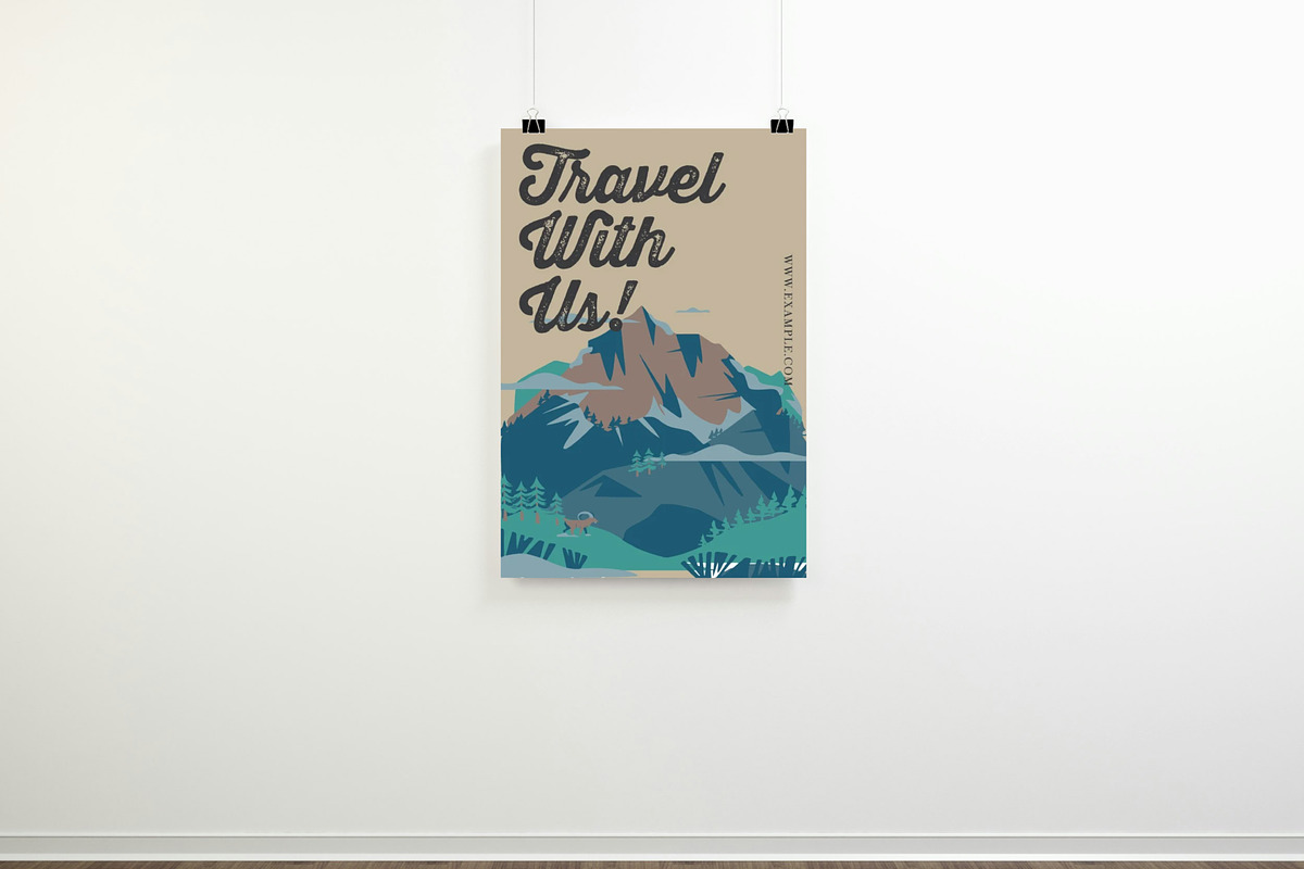 Brown & Green Travel Promotion Flyer, a Flyer Template by Bizz_District_Studio (Photo 1 of 2)