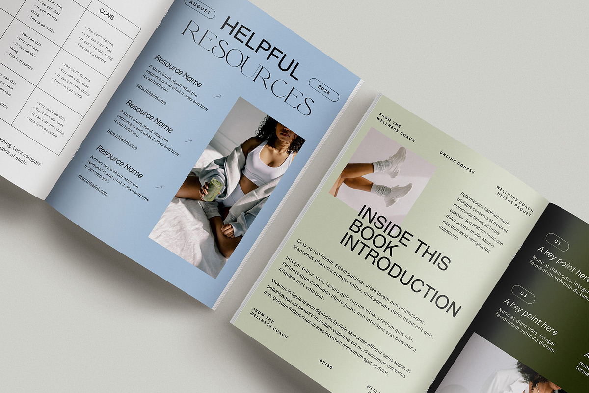 Wellness Coach Ebook Template, a Presentation Template by Amaré Creative (Photo 6 of 6)