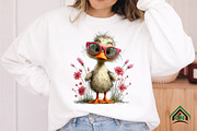 Summer Ducklings Clipart PNG, an Illustration by Craft Nest (Thumbnail 7 of 12)