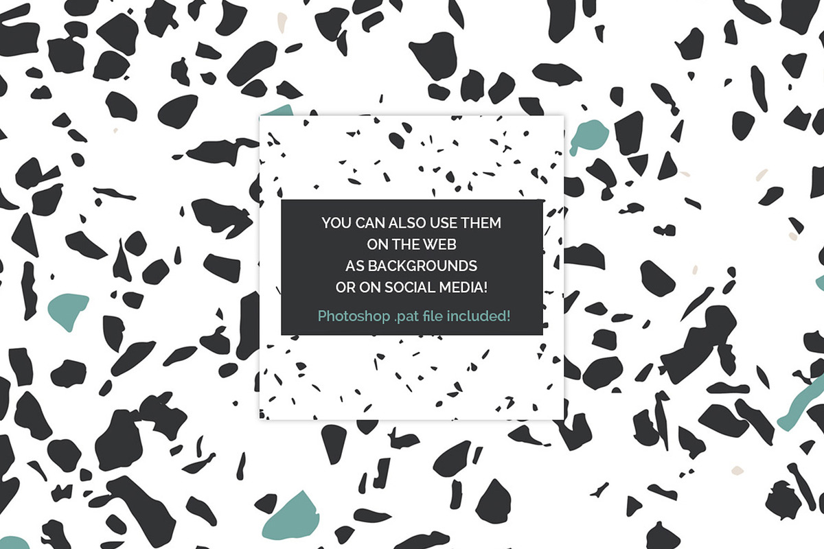 Terrazzo Seamless Vector Patterns, a Pattern Graphic by Youandigraphics (Photo 6 of 8)