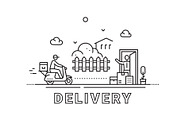 Retail Business, Shopping Icons Set, an Outline Icon by Nuburu (Thumbnail 4 of 5)