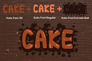 Koko - fun display font, a Font by Fontcastle (Thumbnail 3 of 7)