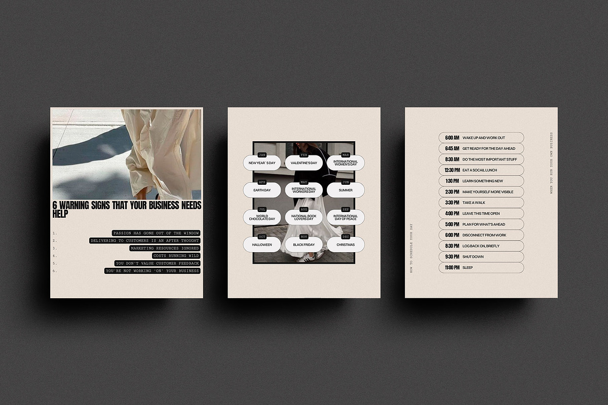 Instagram Coach Canva Template, a Social Media Template by Moscovita Studio (Photo 10 of 12)