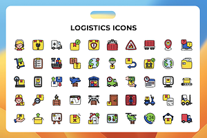 Logistics Icons, an Icon by Wencory