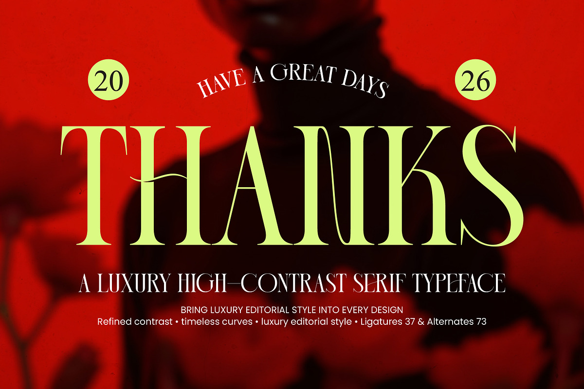 Blonare Luxury High Contrast Serif, a Serif Font by timelesstype.co (Photo 15 of 15)